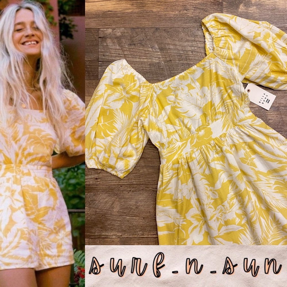 Billabong Hello Sun Floral Mini Dress